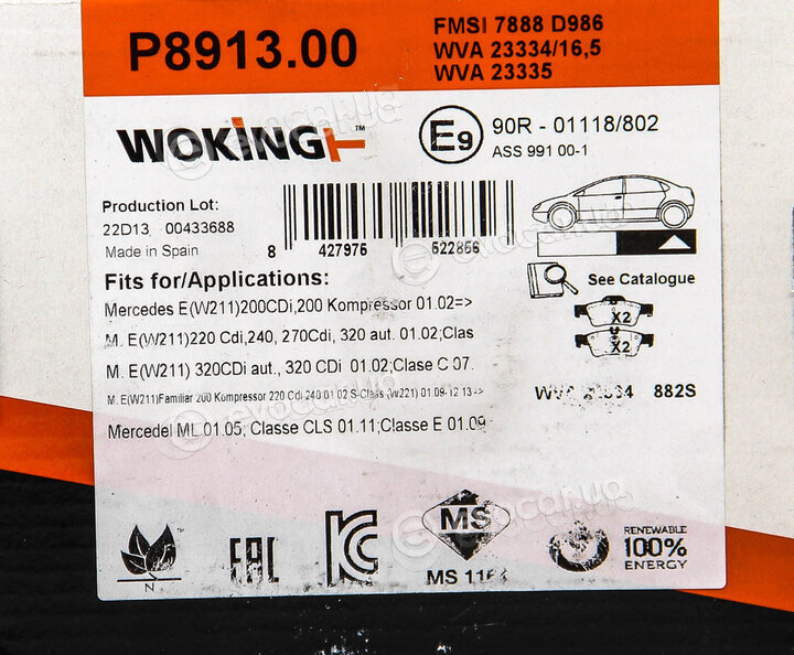 Woking P8913.00