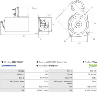 AS S3361(VALEO)