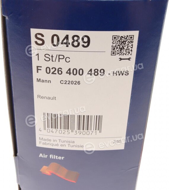 Bosch F 026 400 489