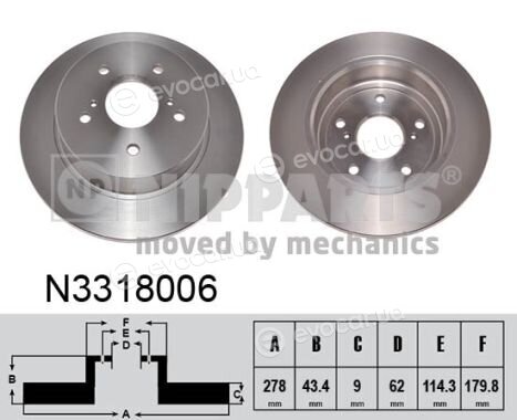 Nipparts N3318006