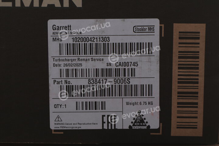 Garrett 838417-9006S