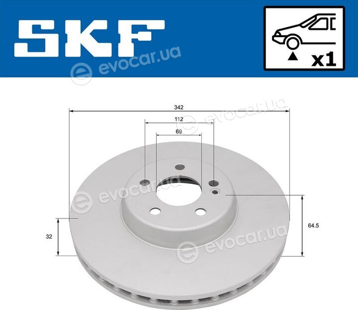 SKF VKBD 81334 V1