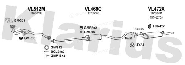 Klarius 390346U