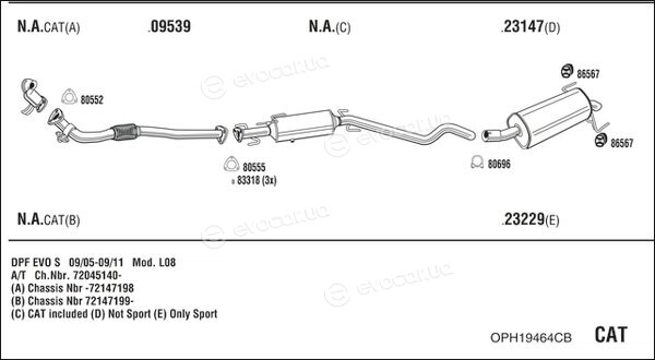 Walker / Fonos OPH19464CB