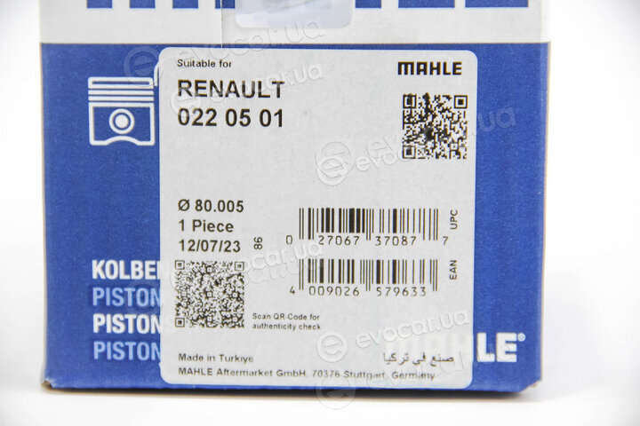 Mahle 022 05 01