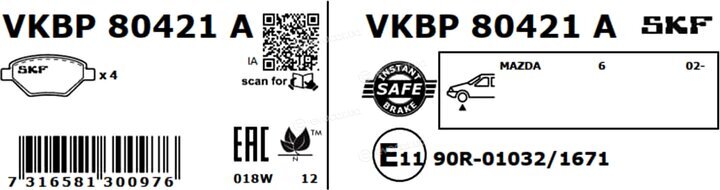 SKF VKBP 80421 A