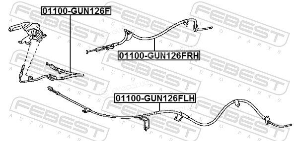 Febest 01100-GUN126RH