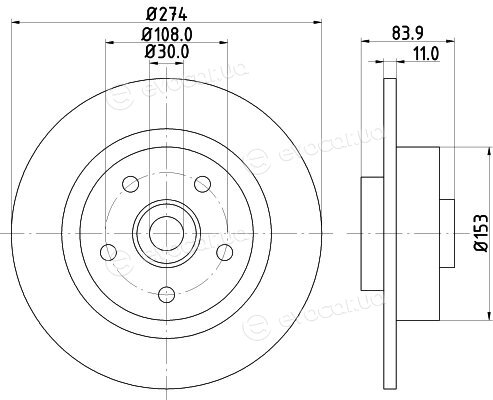 Hella Pagid 8DD 355 112-361