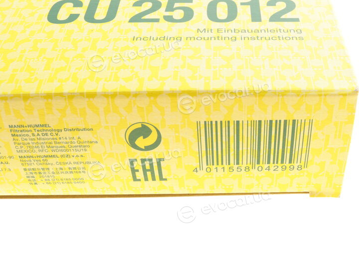 Mann CU 25 012