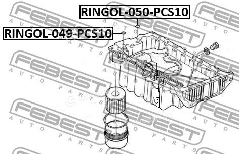 Febest RINGOL-049-PCS10