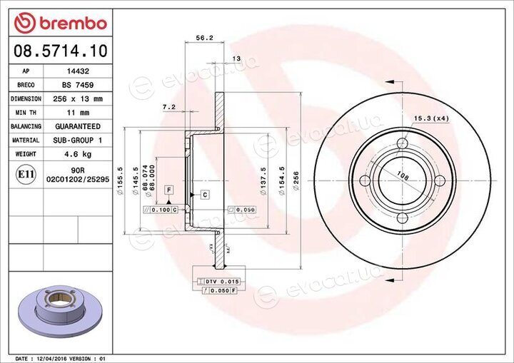 Brembo 08.5714.10