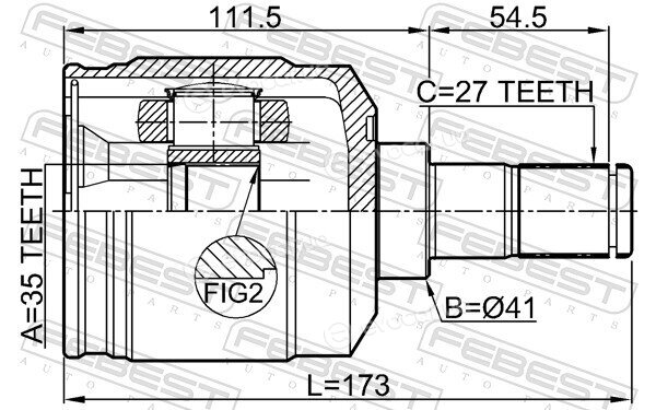 Febest 1211-CMLH