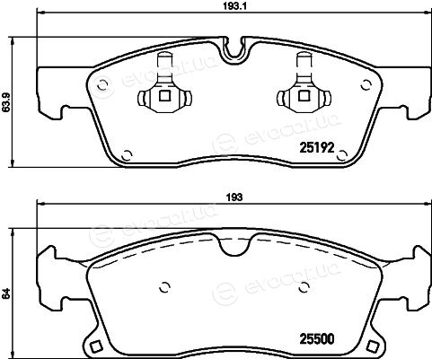 Hella Pagid 8DB 355 019-821