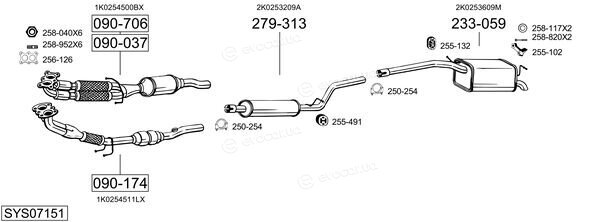 Bosal SYS07151