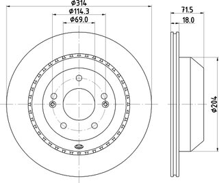 Hella Pagid 8DD 355 131-881