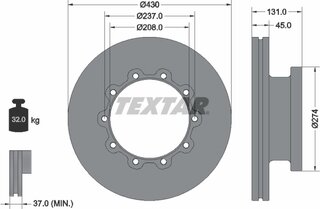 Textar 93088300