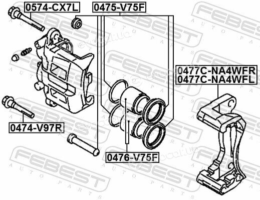 Febest 0476-V75F