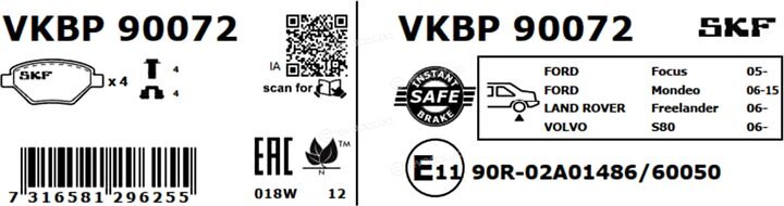 SKF VKBP 90072