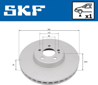 SKF VKBD 81334 V1