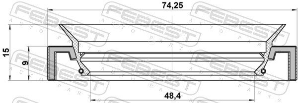 Febest 95HAY-50740915C