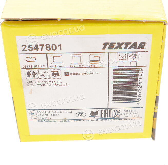 Textar 2547801