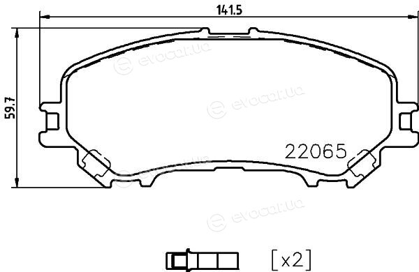 Hella Pagid 8DB 355 021-861