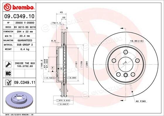 Brembo 09.C349.11