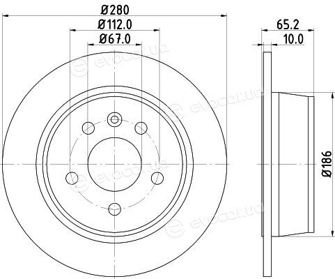 Hella Pagid 8DD 355 127-241