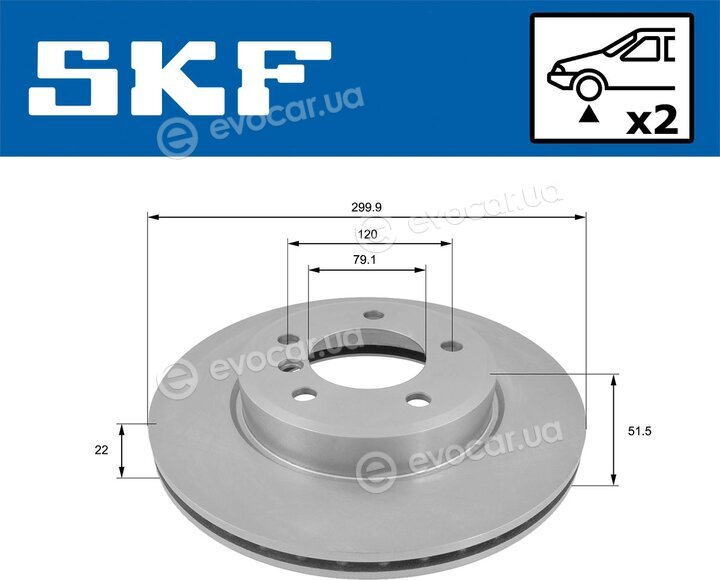 SKF VKBD 80436 V2