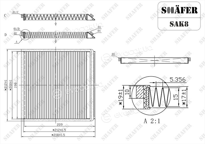 Shafer SAK8