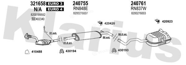 Klarius 720896E