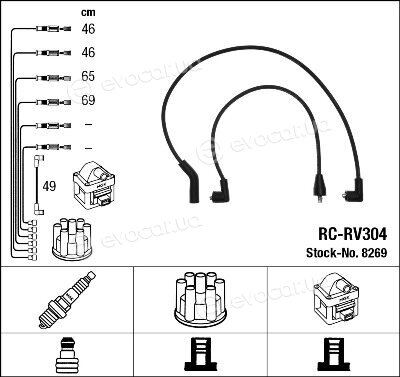 NGK / NTK RCRV304