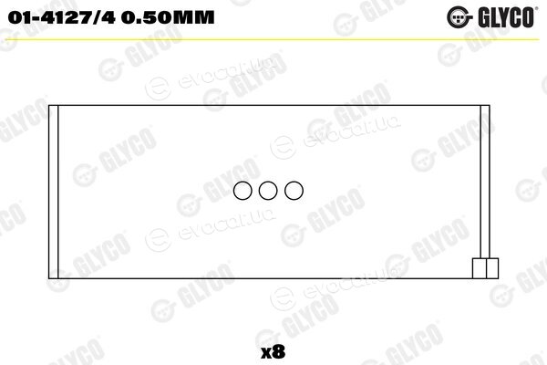 Glyco 01-4127/4 0.50mm