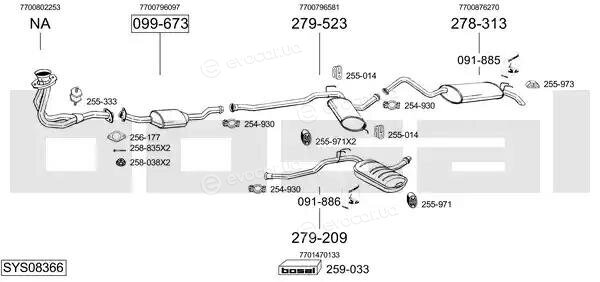 Bosal SYS08366