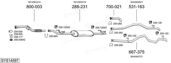 Bosal SYS14597