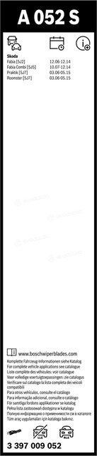 Bosch 3 397 009 052