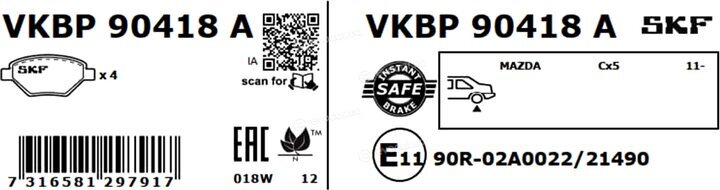 SKF VKBP 90418 A