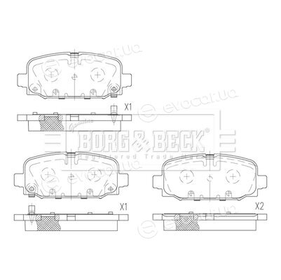 Borg & Beck BBP2805