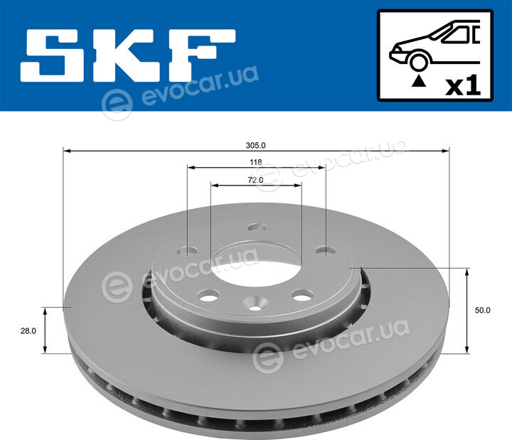 SKF VKBD 80046 V1