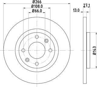 Hella Pagid 8DD 355 105-751