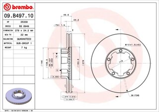Brembo 09.B497.10
