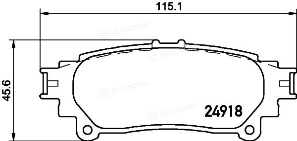 Hella Pagid 8DB 355 015-371