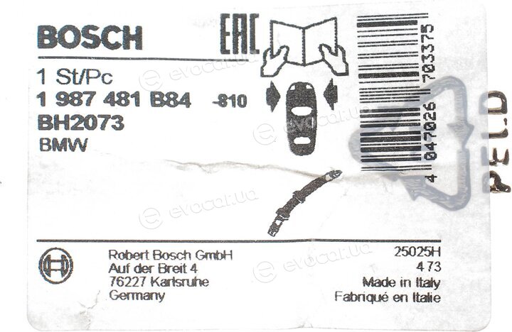 Bosch 1 987 481 B84