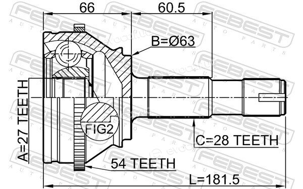 Febest 2810-DUCA54