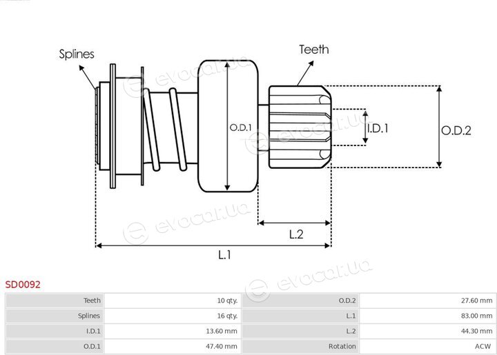 AS SD0092(BOSCH)