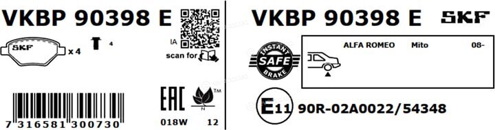 SKF VKBP 90398 E