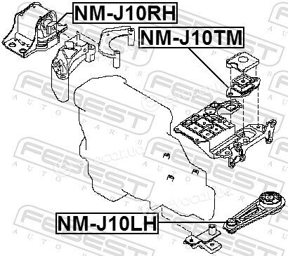 Febest NM-J10RH