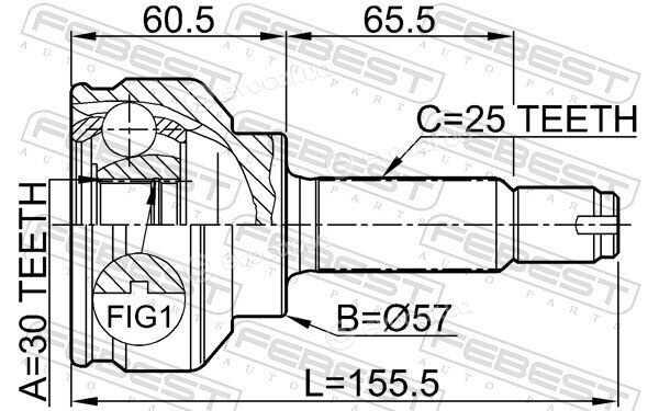 Febest 0410-CS3A