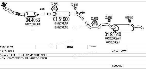 MTS C380447001635