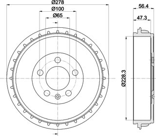 Hella Pagid 8DT 355 303-251